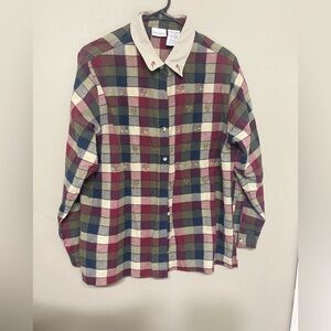 Bobbie Brooks Vintage Taylor Swift Style Plaid Patchwork‎ Shirt Size 18/20W